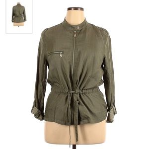 Maison Jules olive green jacket